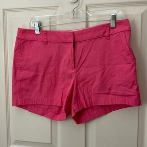 Hot Pink J.Crew Chino Shorts 10